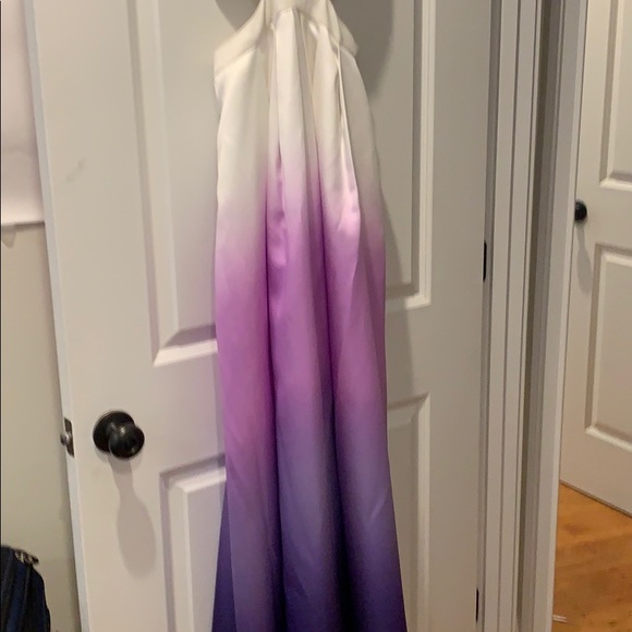 DECODE 1.8 WHITE/PURPLE OMBRÉ PROM DRESS - Picture 3 of 5